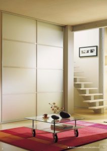porte de placard coulissante sur mesure effet japonnais
