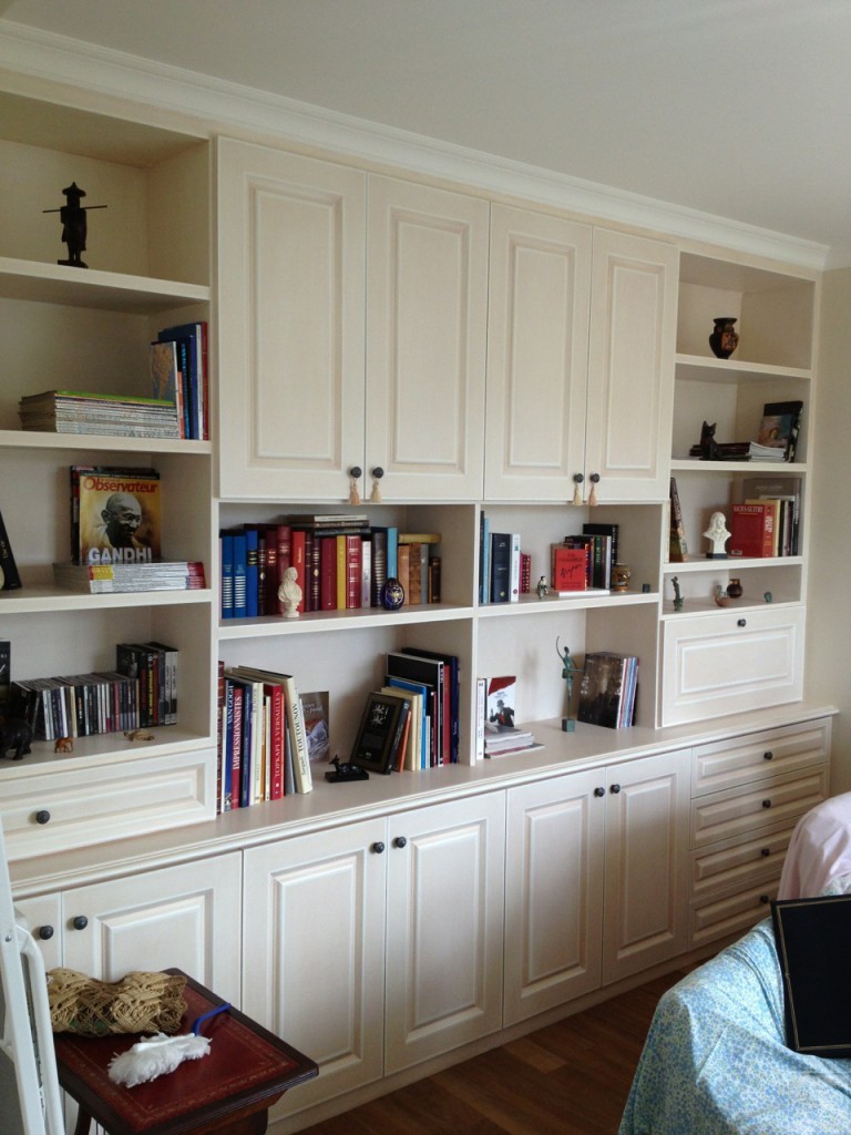 bibliothèque sur mesure paris